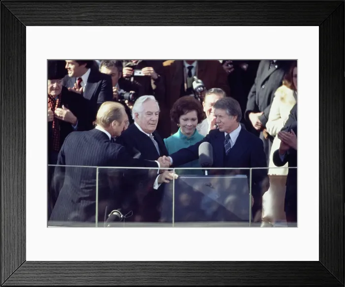 Framed Print : President Carter And Ex-President Ford Framed Print : President Carter And Ex-President Ford