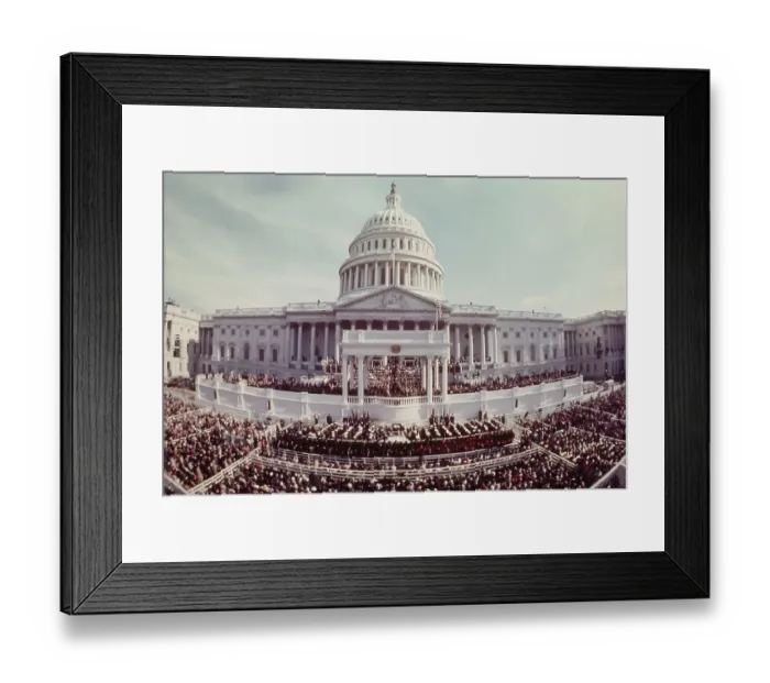 Framed Print : Carter Inauguration At US Capitol Framed Print : Carter Inauguration At US Capitol