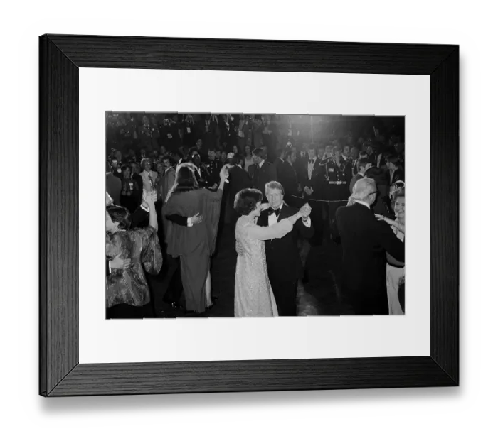 Framed Print : Jimmy Carter Dancing with Wife Framed Print : Jimmy Carter Dancing with Wife