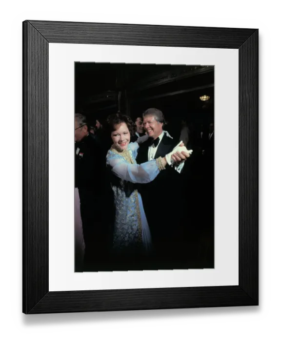 Framed Print : Jimmy and Rosalynn Carter Dancing Framed Print : Jimmy and Rosalynn Carter Dancing