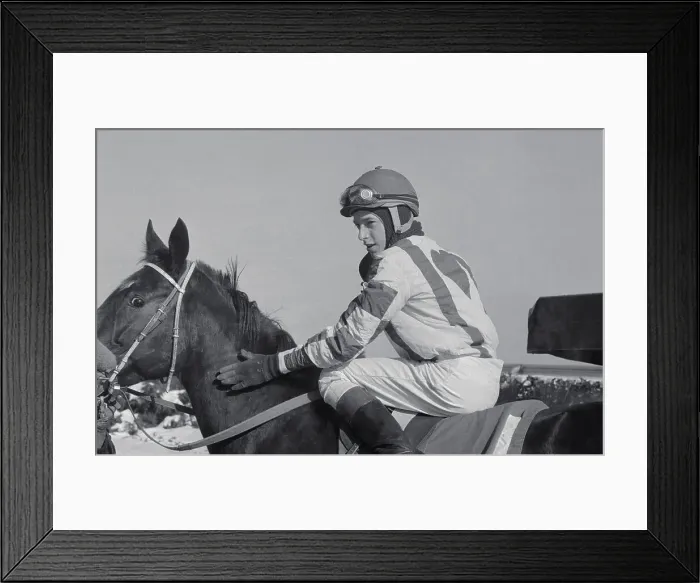 Framed Print : Steve Cauthen Sitting on His Mount Framed Print : Steve Cauthen Sitting on His Mount