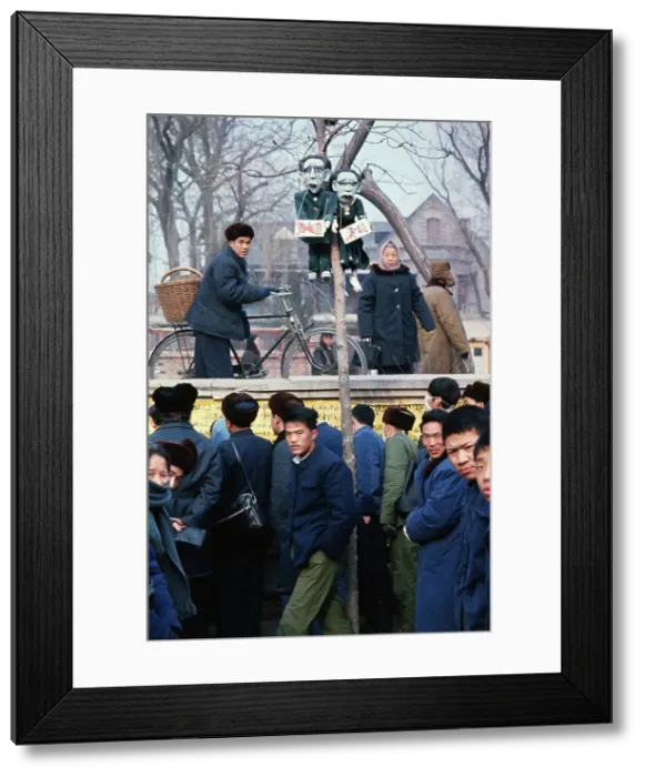 Framed Print : Chinese During Protests Framed Print : Chinese During Protests