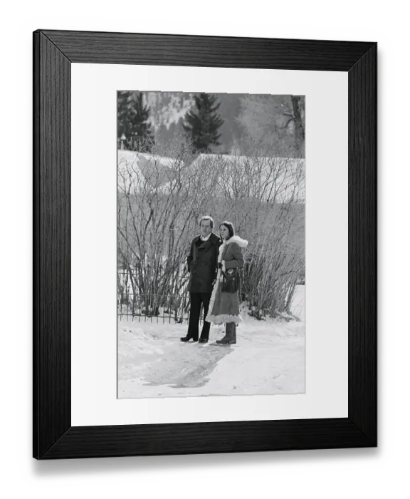 Framed Print : Andy Williams and Claudine Longet Framed Print : Andy Williams and Claudine Longet