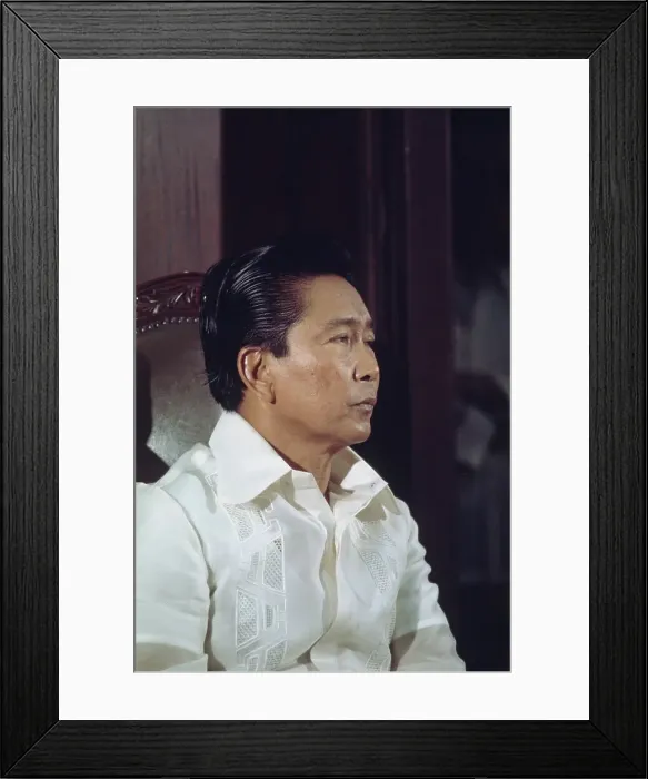 Framed Print : President Ferdinand Marcos Framed Print : President Ferdinand Marcos