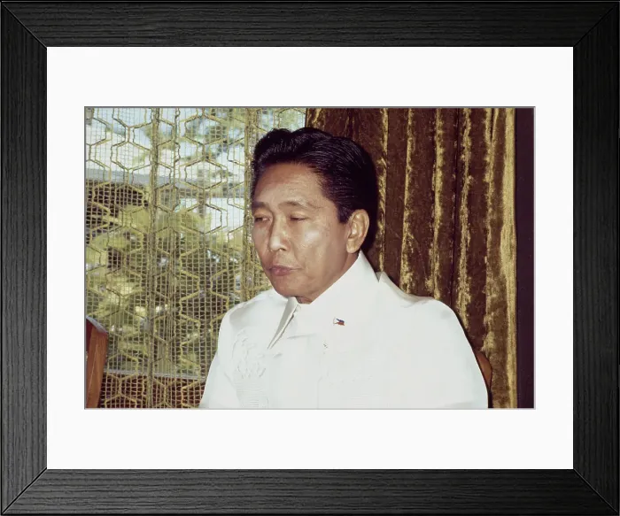 Framed Print : President Ferdinand Marcos Framed Print : President Ferdinand Marcos