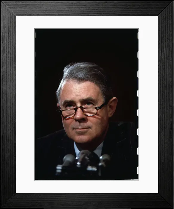 Framed Print : Portrait of Cyrus Vance