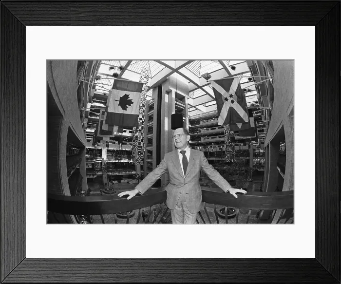 Framed Print : Portrait of Trammell Crow Framed Print : Portrait of Trammell Crow
