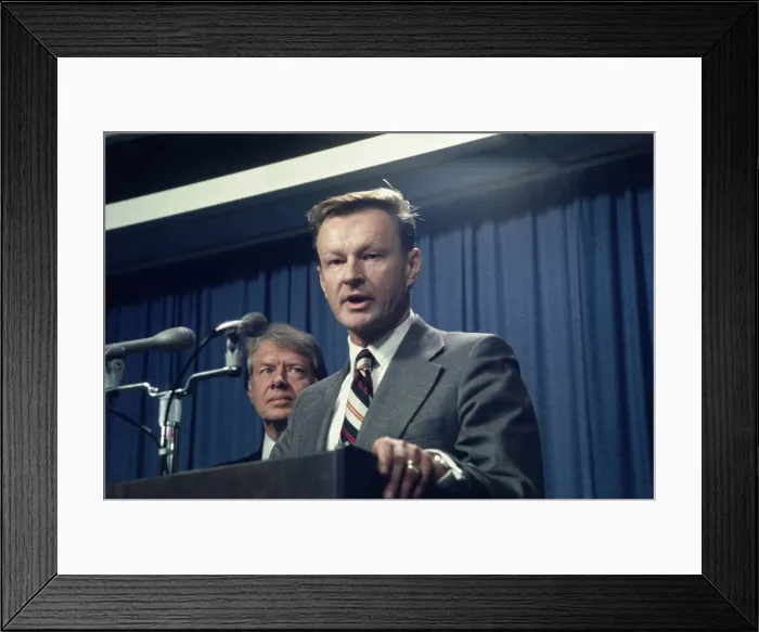 Framed Print : Zbigniew Brzezinski Framed Print : Zbigniew Brzezinski