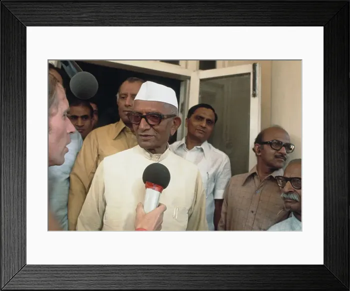 Framed Print : Prime Minister Desai