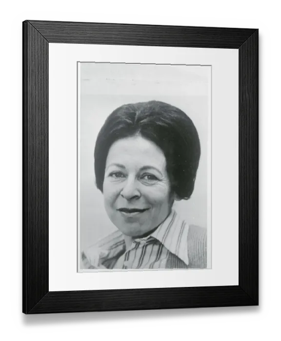 Framed Print : Head Shot of Meg Greenfield Framed Print : Head Shot of Meg Greenfield