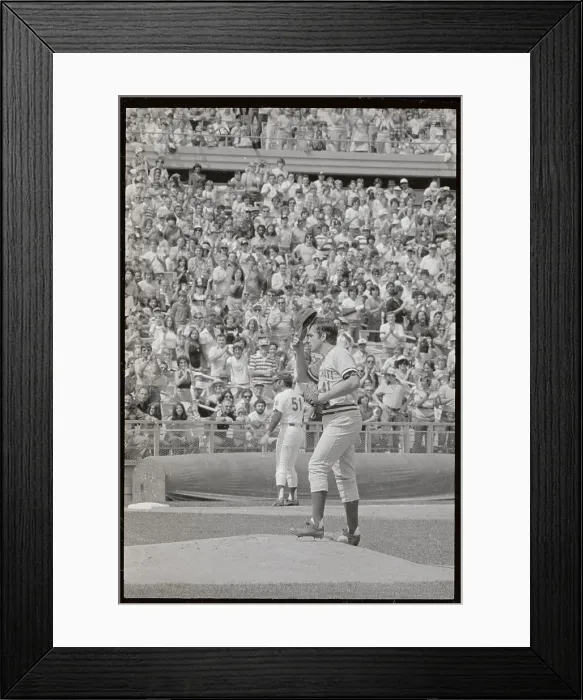 Framed Print : Tom Seaver Standing on Baseball Field Framed Print : Tom Seaver Standing on Baseball Field