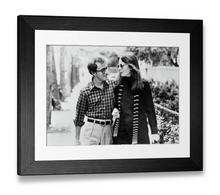 Framed Print : Diane Keaton and Woody Allen Framed Print : Diane Keaton and Woody Allen