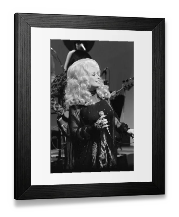 Framed Print : Dolly Parton on Stage Performing Framed Print : Dolly Parton on Stage Performing