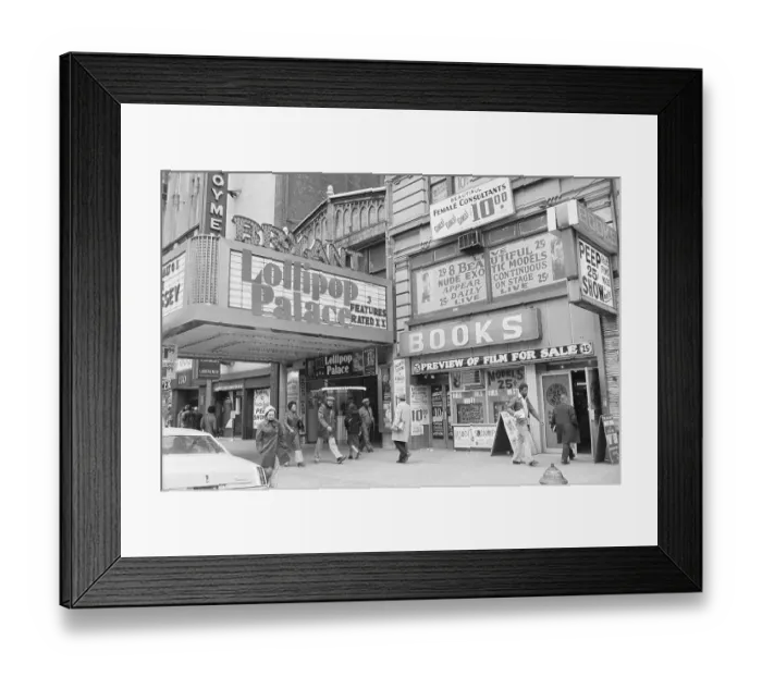 Framed Print : Adult Book Store On 42Nd St Framed Print : Adult Book Store On 42Nd St