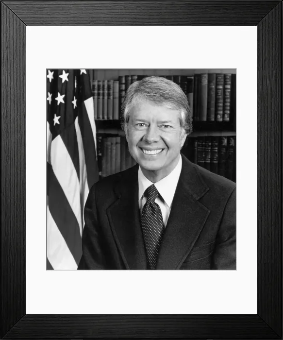 Framed Print : Presidential Portrait of Jimmy Carter Framed Print : Presidential Portrait of Jimmy Carter
