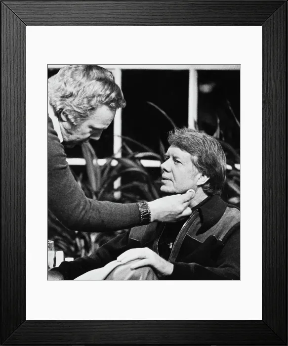 Framed Print : US President-Elect Carter In Make-Up Framed Print : US President-Elect Carter In Make-Up