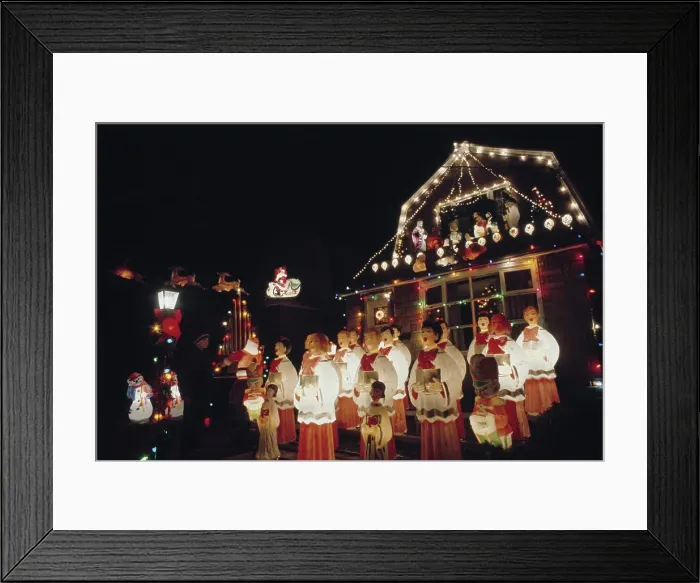 Framed Print : Christmas House Framed Print : Christmas House