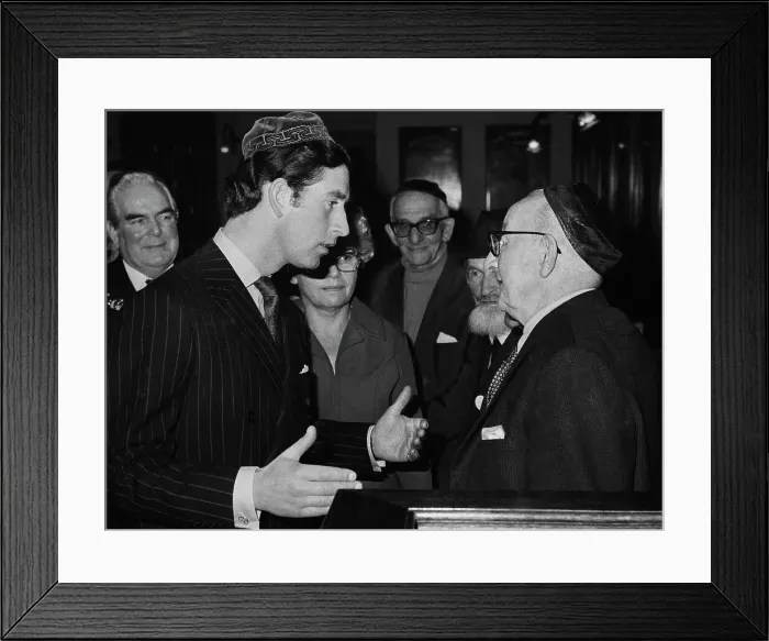 Framed Print : Prince Charles Visits Residential Care Home Framed Print : Prince Charles Visits Residential Care Home