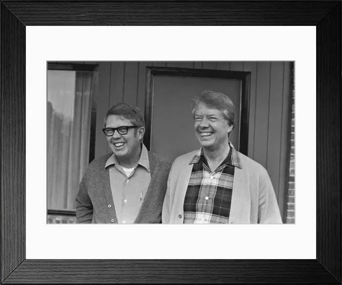 Framed Print : President Carter with His Brother Billy