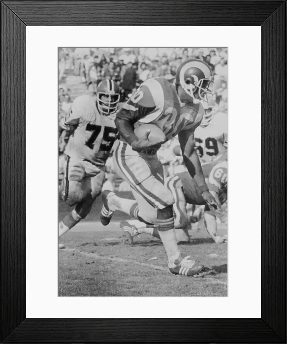 Framed Print : Lawrence McCutcheon in Football Action Framed Print : Lawrence McCutcheon in Football Action