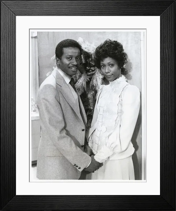 Framed Print : Portrait of Damon Evans and Berlinda Tolbert Framed Print : Portrait of Damon Evans and Berlinda Tolbert