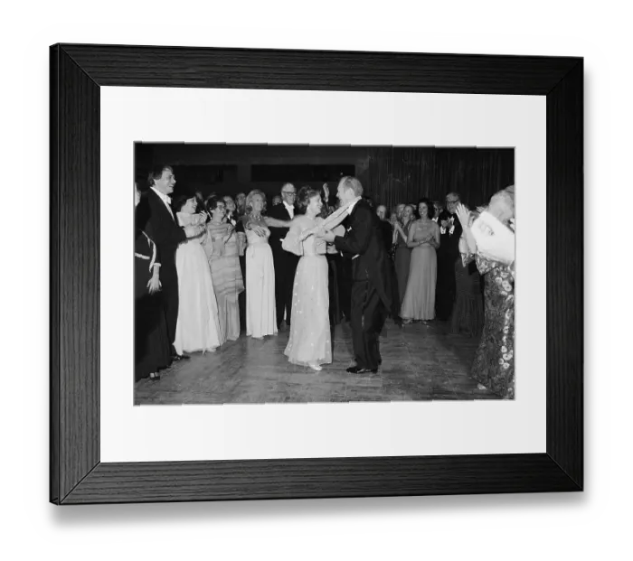 Framed Print : First Lady Betty Dancing With The Pres Framed Print : First Lady Betty Dancing With The Pres