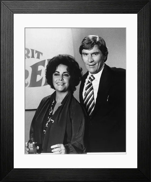 Framed Print : Liz Taylor and Husband John Warner Framed Print : Liz Taylor and Husband John Warner