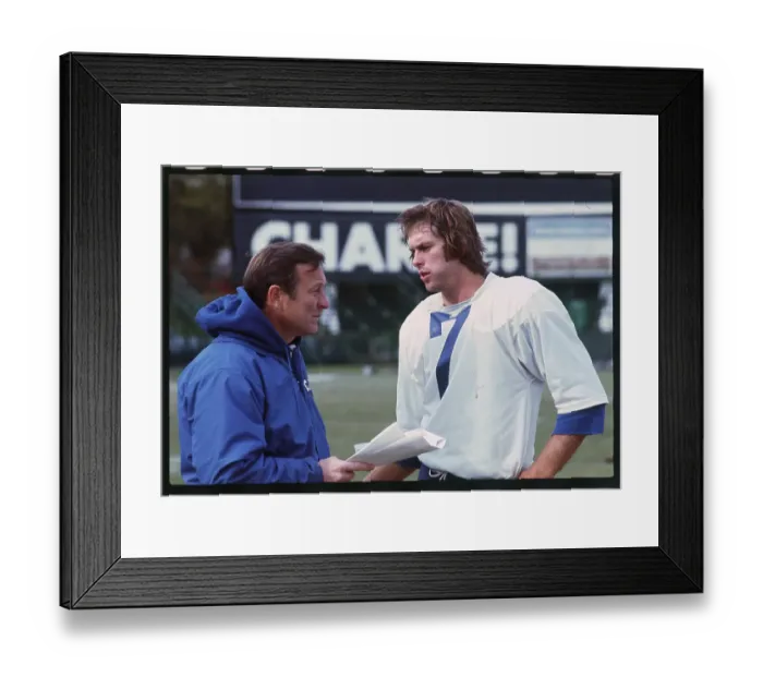 Framed Print : Bert Jones and Ted Marchibroda Framed Print : Bert Jones and Ted Marchibroda