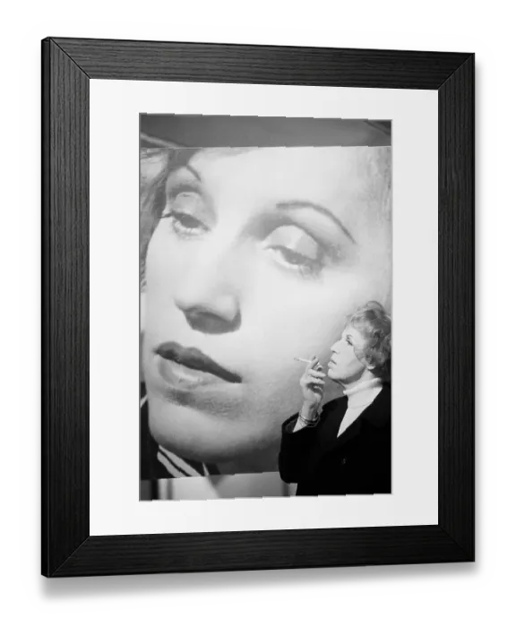 Framed Print : Singer Lenya by Photograph of Herself