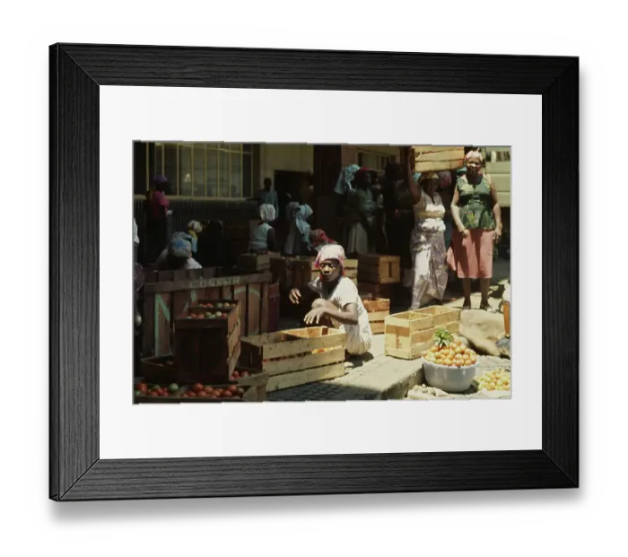 Framed Print : Market In Luanda Framed Print : Market In Luanda