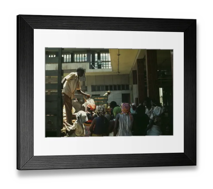 Framed Print : Market In Luanda Framed Print : Market In Luanda