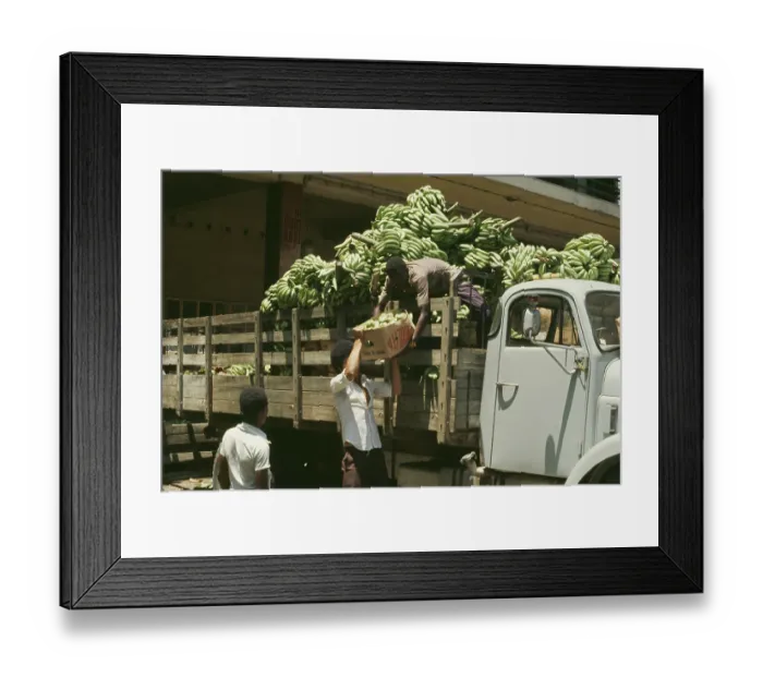 Framed Print : Banana Delivery In Luanda, Angola Framed Print : Banana Delivery In Luanda, Angola