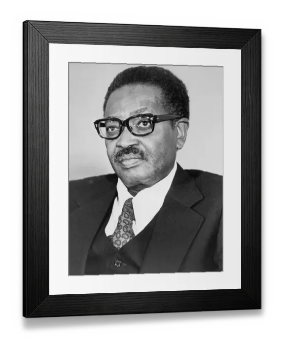 Framed Print : Angolian President Agostinho Neto Framed Print : Angolian President Agostinho Neto
