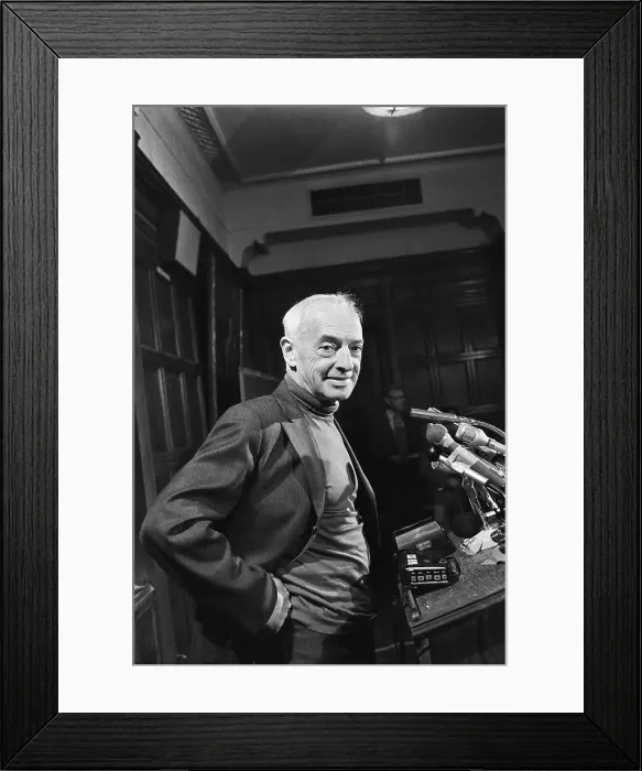 Framed Print : Saul Bellow at Press Conference for Nobel Prize Framed Print : Saul Bellow at Press Conference for Nobel Prize