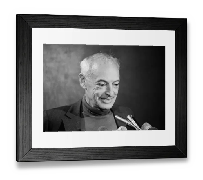 Framed Print : Nobel Prize-Winning Author Saul Bellow Framed Print : Nobel Prize-Winning Author Saul Bellow