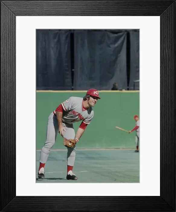 Framed Print : Baseball Player Pete Rose Framed Print : Baseball Player Pete Rose