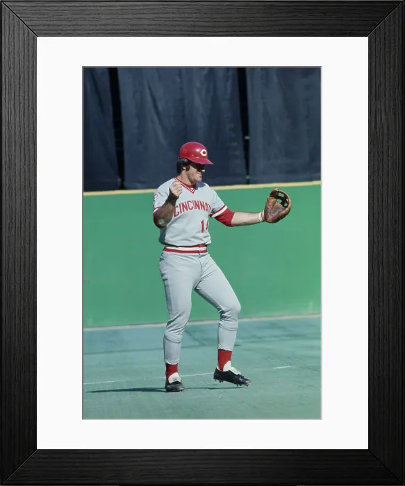 Framed Print : Baseball Player Pete Rose Framed Print : Baseball Player Pete Rose