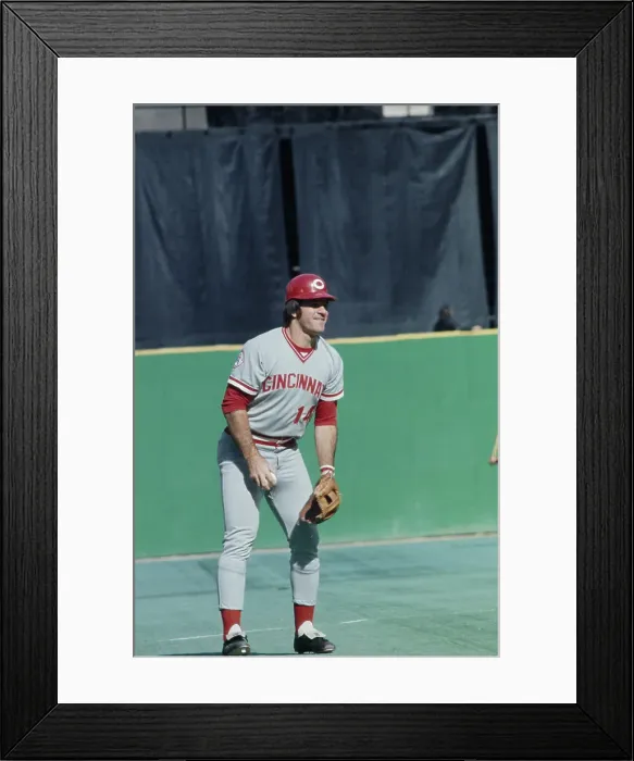 Framed Print : Baseball Player Pete Rose Framed Print : Baseball Player Pete Rose