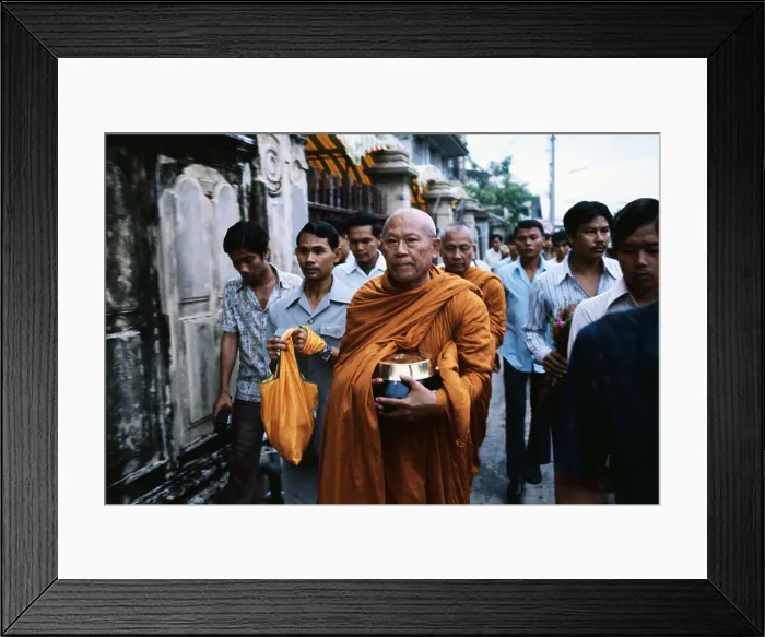 Framed Print : Thanom Kittikachorn Begging for Food Framed Print : Thanom Kittikachorn Begging for Food