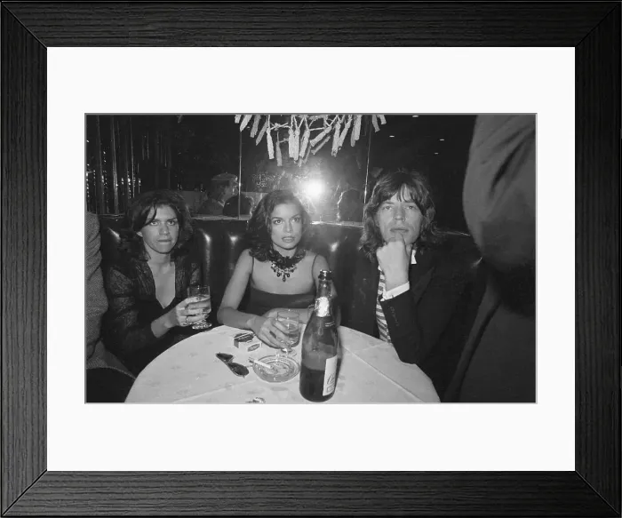Framed Print : Bianca and Mick Jagger Framed Print : Bianca and Mick Jagger