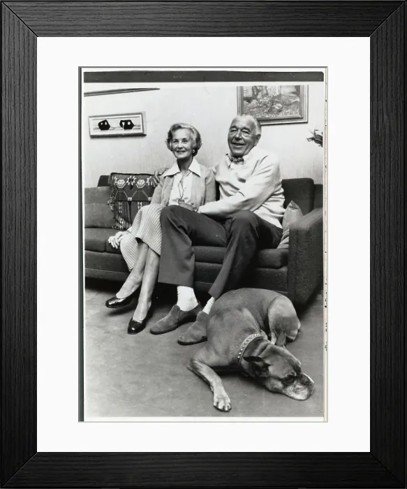 Framed Print : Prince Bertil and Fiancee Framed Print : Prince Bertil and Fiancee