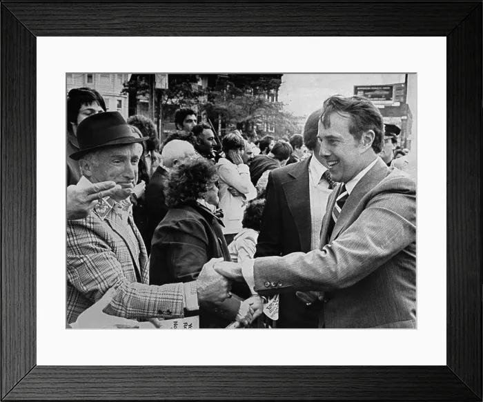 Framed Print : Bob Dole Greeting Supporters Framed Print : Bob Dole Greeting Supporters