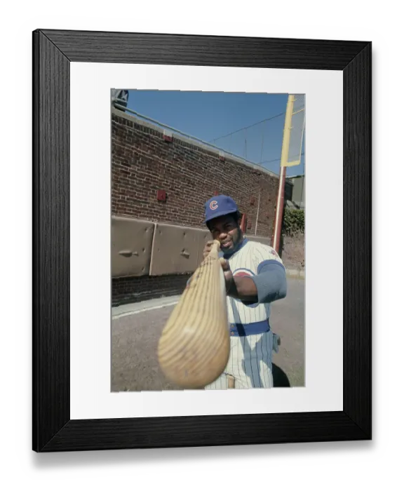 Framed Print : Bill Madlock Pointing His Baseball Bat