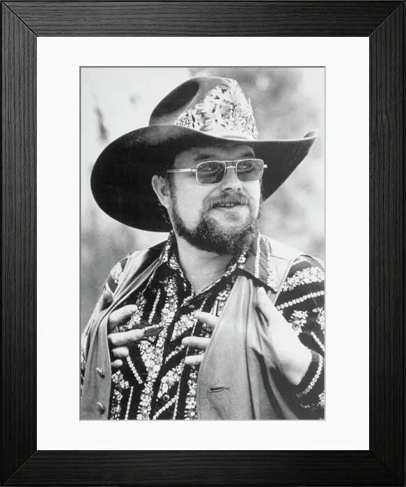 Framed Print : Close Up of Singer Charlie Daniels Framed Print : Close Up of Singer Charlie Daniels
