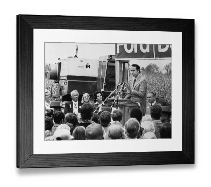 Framed Print : Bob Dole Addressing Audience Framed Print : Bob Dole Addressing Audience