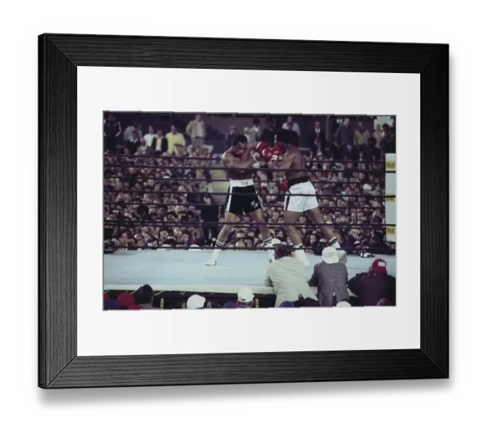 Framed Print : Muhammad Ali Vs Ken Norton, 1976 Framed Print : Muhammad Ali Vs Ken Norton, 1976