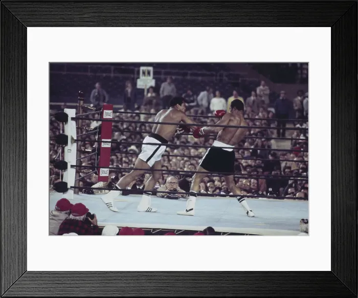 Framed Print : Muhammad Ali Vs Ken Norton, 1976 Framed Print : Muhammad Ali Vs Ken Norton, 1976
