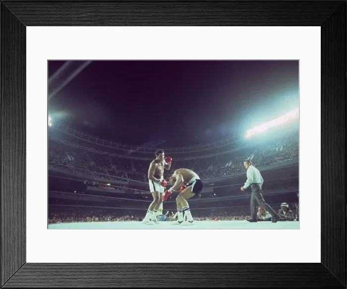 Framed Print : Ken Norton and Muhammad Ali During Title Bout Framed Print : Ken Norton and Muhammad Ali During Title Bout