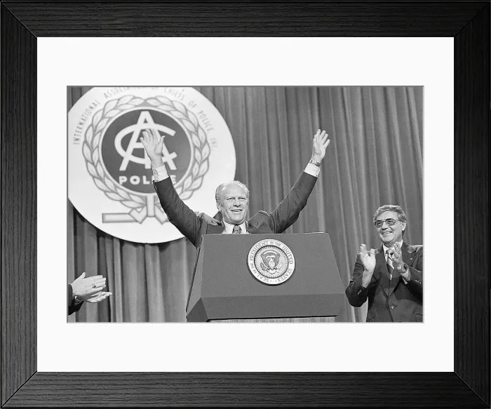 Framed Print : President Ford at Podium Framed Print : President Ford at Podium