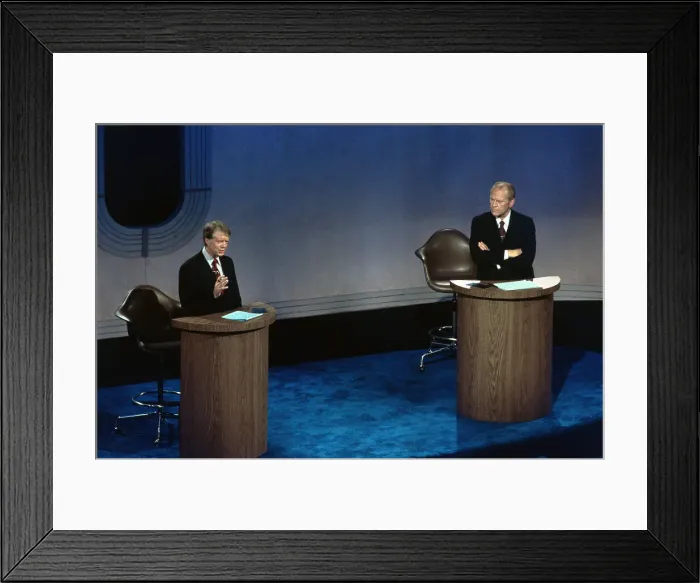 Framed Print : Jimmy Carter and Gerald Ford Framed Print : Jimmy Carter and Gerald Ford